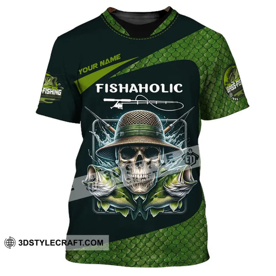 Man Shirt, Custom Name Fishing Shirt, Fishing Lover Shirt, Fishaholic, Fishing Hoodie Shirt Polo Long Sleeve style option 2