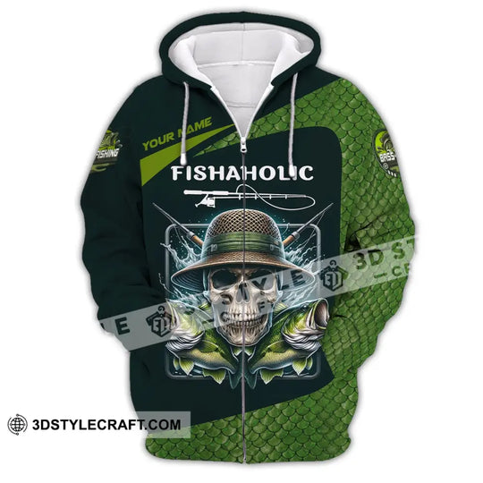 Man Shirt, Custom Name Fishing Shirt, Fishing Lover Shirt, Fishaholic, Fishing Hoodie Shirt Polo Long Sleeve style option 3