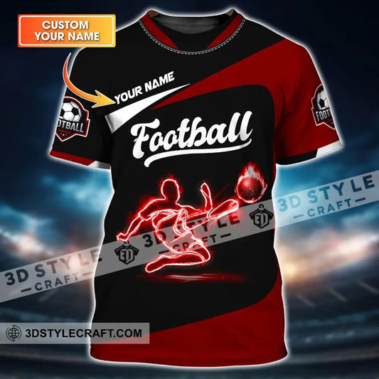 Man Shirt Custom Name Football Soccer T-Shirt Gift For Lover