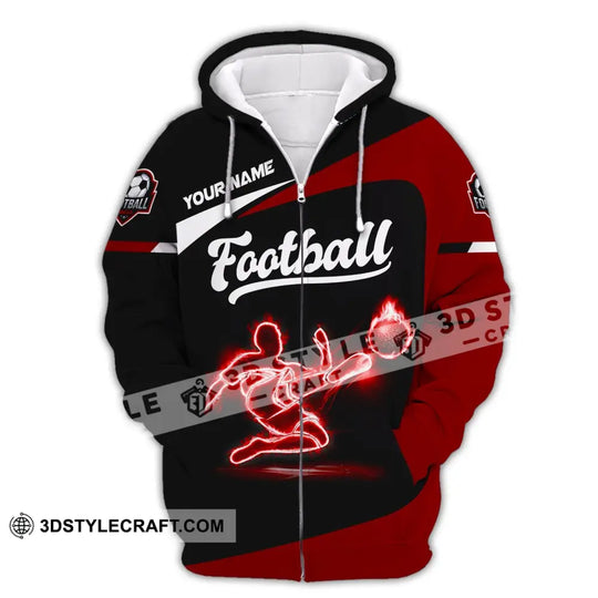 Man Shirt, Custom Name Football Shirt, Soccer T-Shirt, Gift for Football Lover style option 4