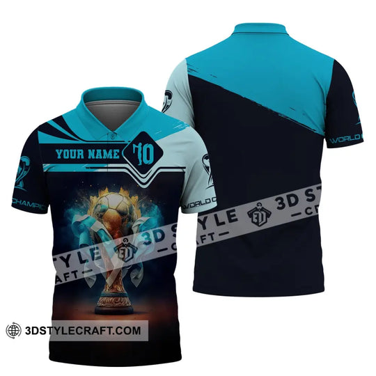 Man Shirt, Custom Name Football Shirt, World Champion, Gift for Football Lover style option 4