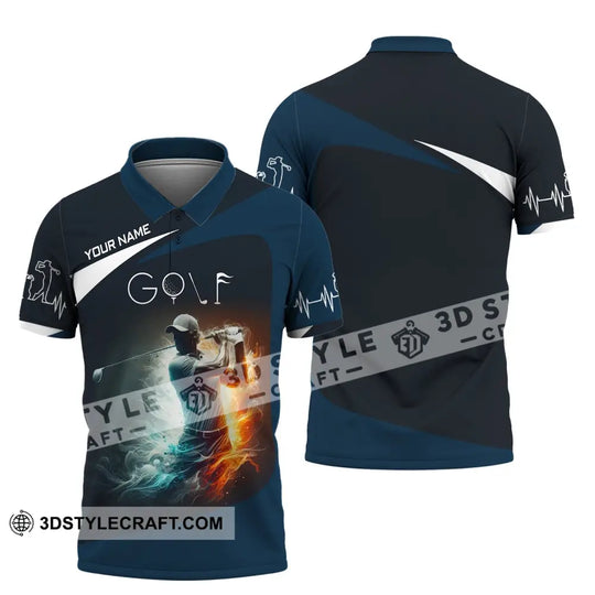 Man Shirt, Custom Name Golf Shirt, T-Shirt for Golf Club, Gift for Golf Lovers style option 4