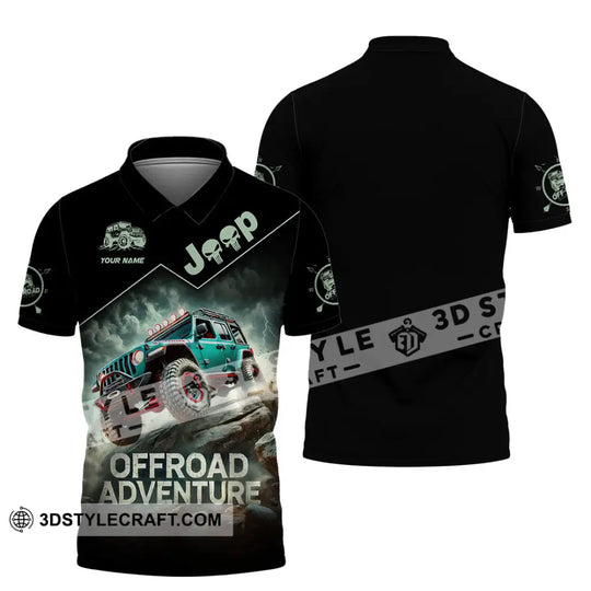 Man Shirt, Custom Name Jeep Shirt, Jeep Lover Gift, Jeep Polo Shirt Long Sleeve Hoodie style option 4