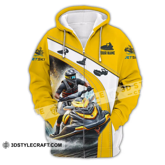 Man Shirt, Custom Name Jet Ski Shirt, Jet Ski Polo Long Sleeve, Jet Ski Gift style option 3
