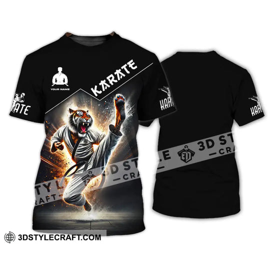 Man Shirt, Custom Name Karate Shirt, Karate Hoodie Polo Shirt Long Sleeve, Gift for Karate Lovers style option 2