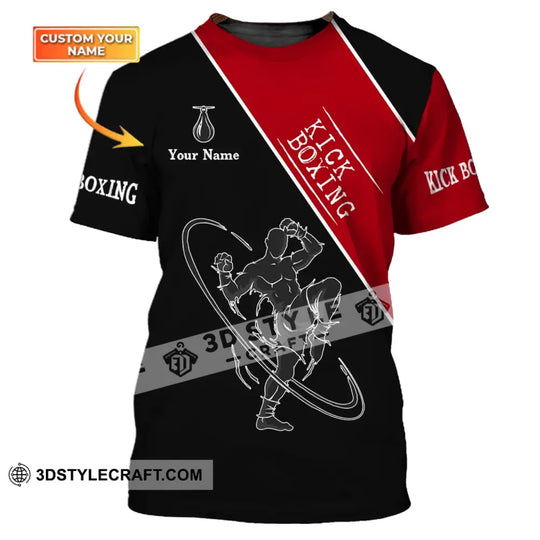 Man Shirt - Custom Name Shirt - Kick Boxing Shirt style option 1