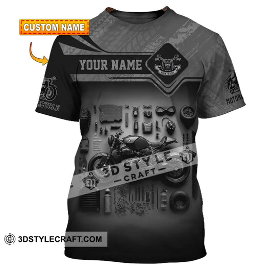 Man Shirt Custom Name Motorcycle Lover Hoodie Polo Long Sleeve T-Shirt