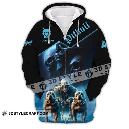 Man Shirt, Custom Name Pitbull Shirt, Pitbull Lover Gift, Pitbull Hoodie Long Sleeve Shirt style option 3