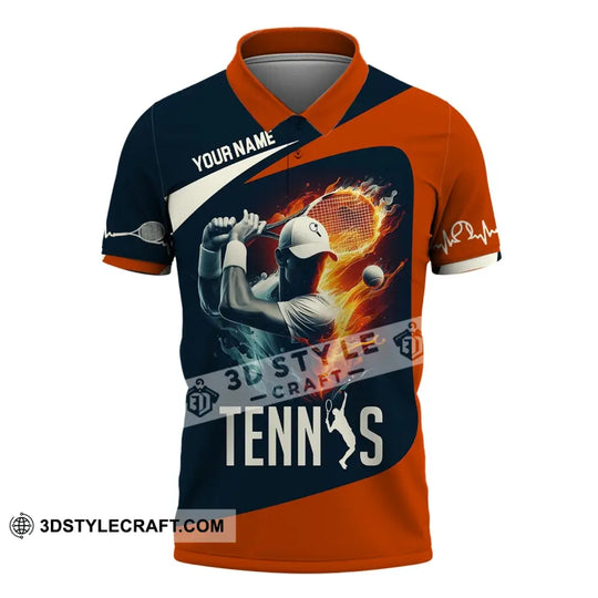 Man Shirt, Custom Name Tennis Shirt, Tennis Player Shirt, Tennis Hoodie Shirt Polo Long Sleeve Shirt style option 4