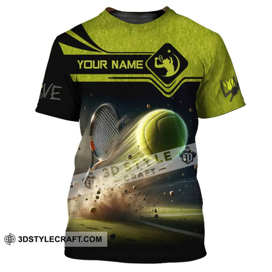 Man Shirt, Custom Name Tennis Shirt, Tennis T-Shirt, Tennis Lover Gift, Tennis Player Apparel style option 2