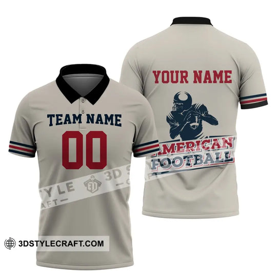 Man Shirt - Custom Rugby Football T-Shirt - American Football - Football Clothing style option 4