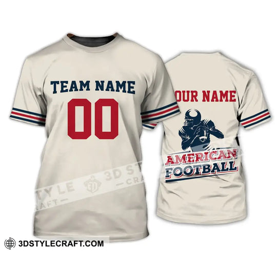 Man Shirt - Custom Rugby Football T-Shirt - American Football - Football Clothing style option 2