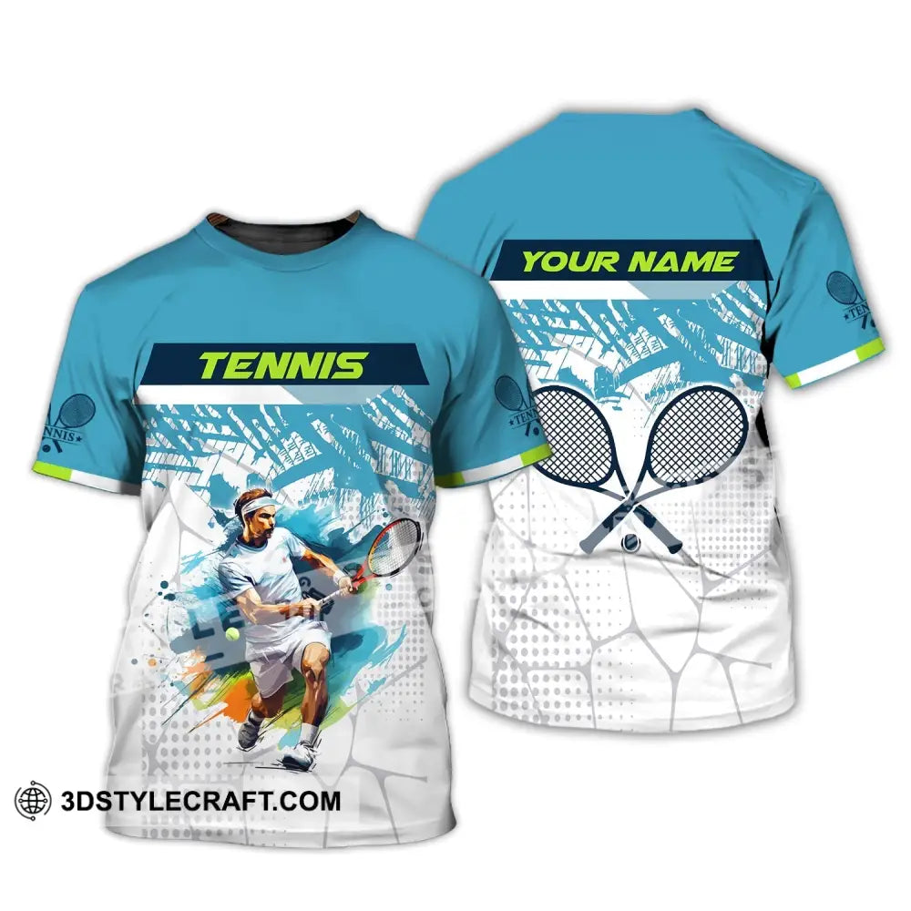 Man Shirt Custom Tennis Club Gift For Player Gifts T-Shirt / S