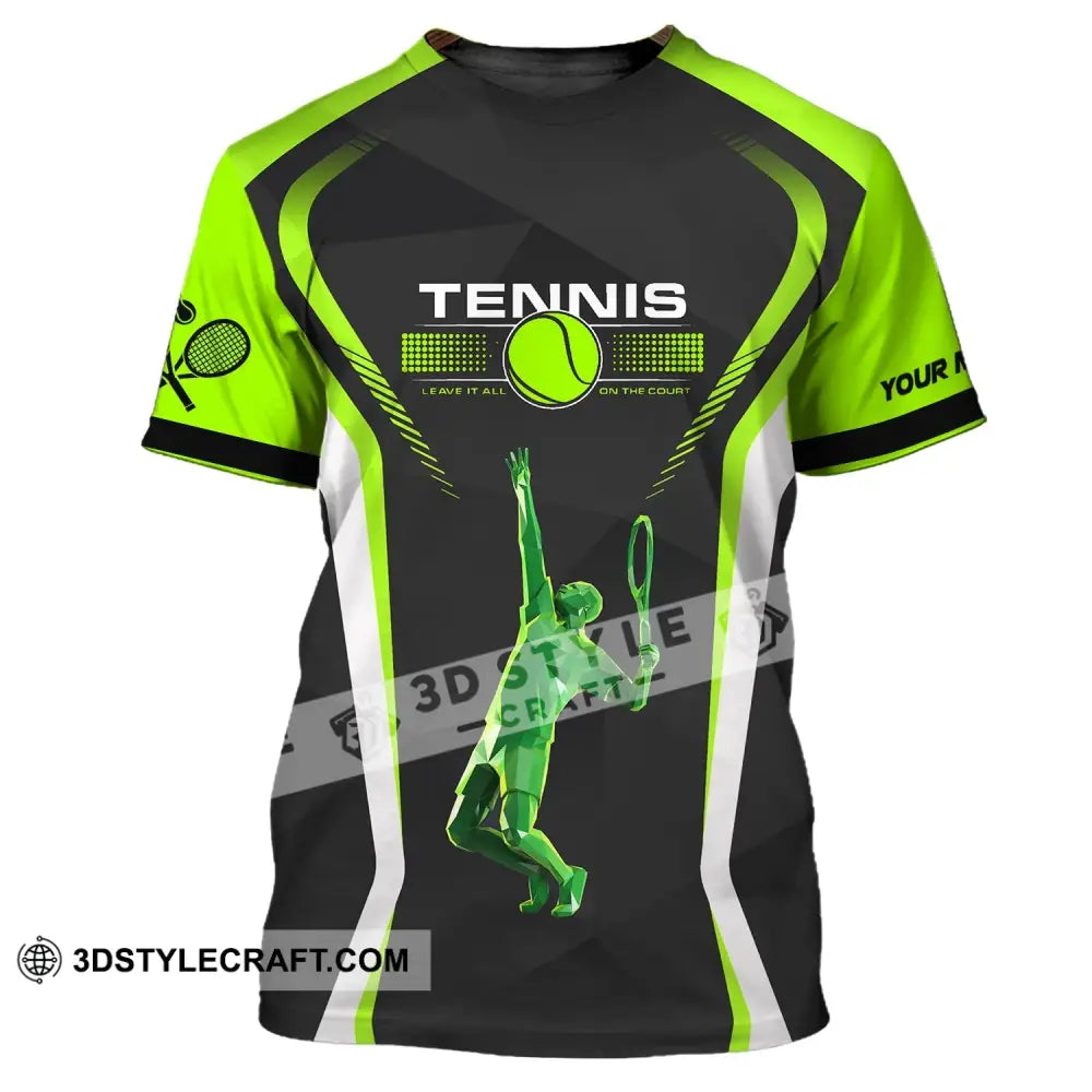 Man Shirt Custom Tennis Team Gift For Player Gifts T-Shirt / S