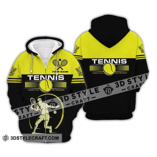 Man Shirt, Tennis Shirt, Leave It All On The Court, Gift for Tennis Player, Tennis Club Shirt, Tennis Gifts style option 3