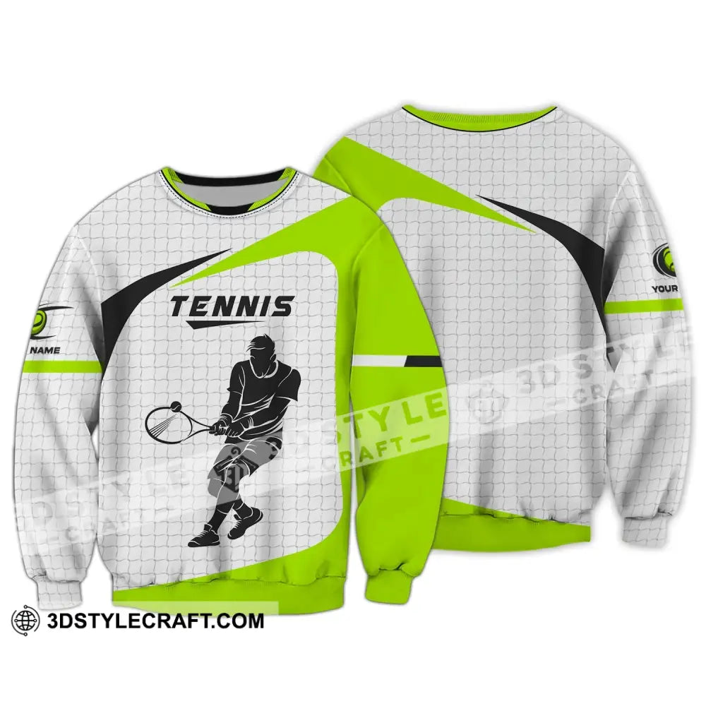 Man Shirt Tennis T-Shirt Lover Gift Player Apparel Long Sleeve / S