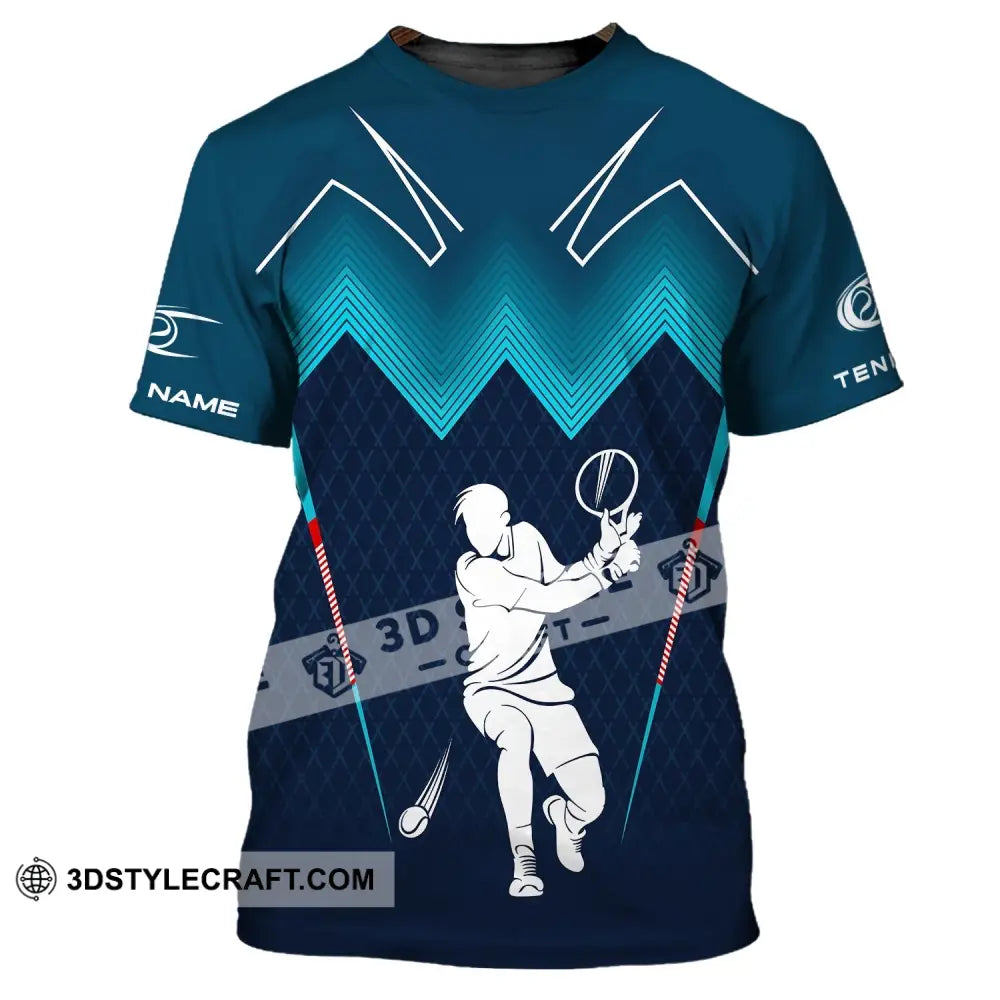 Man Shirt Tennis T-Shirt Lover Gift Player Apparel / S