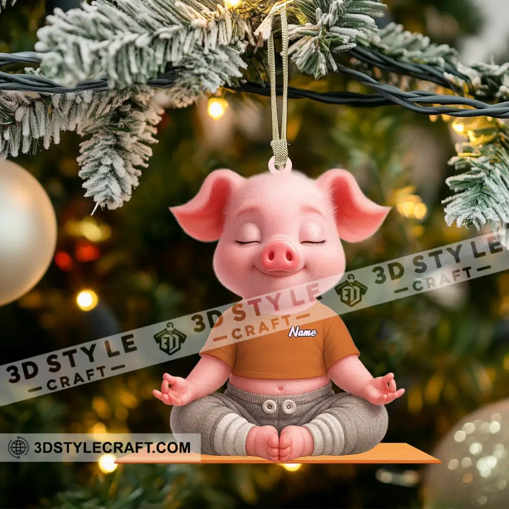 Meditation Home Decor Christmas Ornament Personalized Ornament Ornament