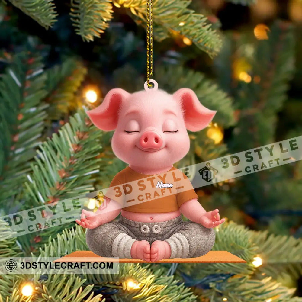 Meditation Home Decor Christmas Ornament Personalized Ornament Ornament
