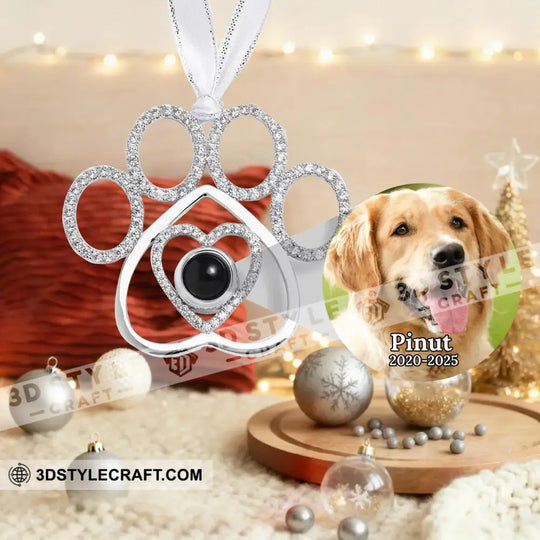 Memorial Christmas Home Decor, Christmas Ornament, Personalized Ornament style option 4