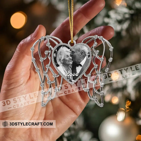 Memorial Christmas Home Decor, Christmas Ornament, Personalized Ornament style option 2
