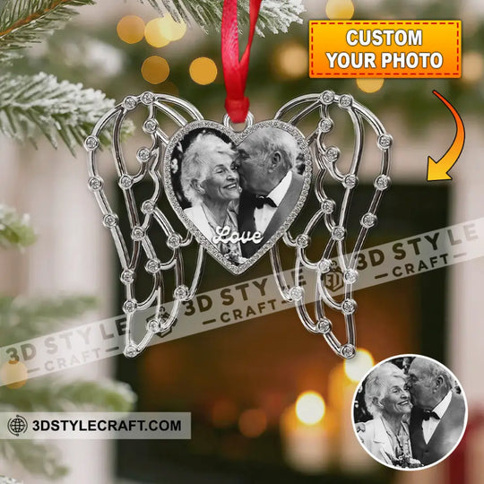 Memorial Christmas Home Decor, Christmas Ornament, Personalized Ornament style option 1