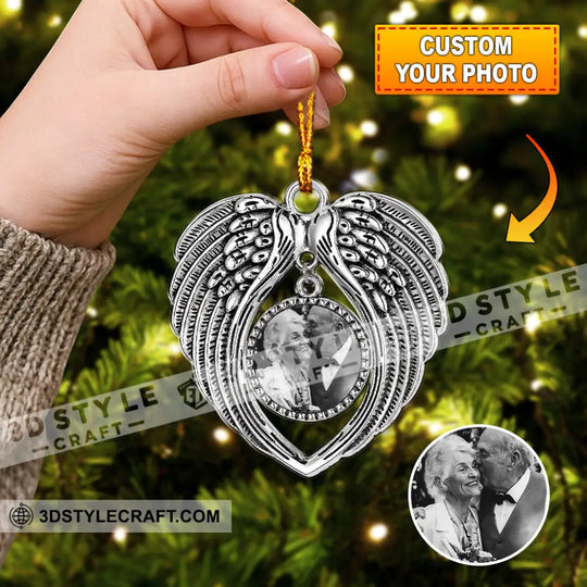 Memorial Christmas Home Decor, Christmas Ornament, Personalized Ornament style option 1