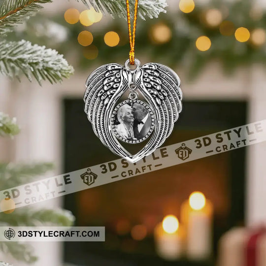 Memorial Christmas Home Decor, Christmas Ornament, Personalized Ornament style option 4