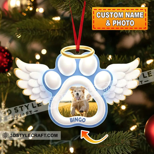 Memorial Pet Christmas Home Decor, Christmas Ornament, Personalized Ornament style option 1