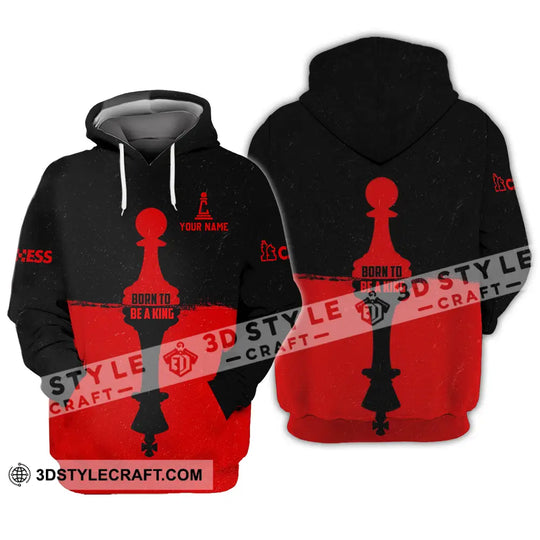 Men Shirt - Custom Chess Lover Shirt, Born To Be A King style option 3