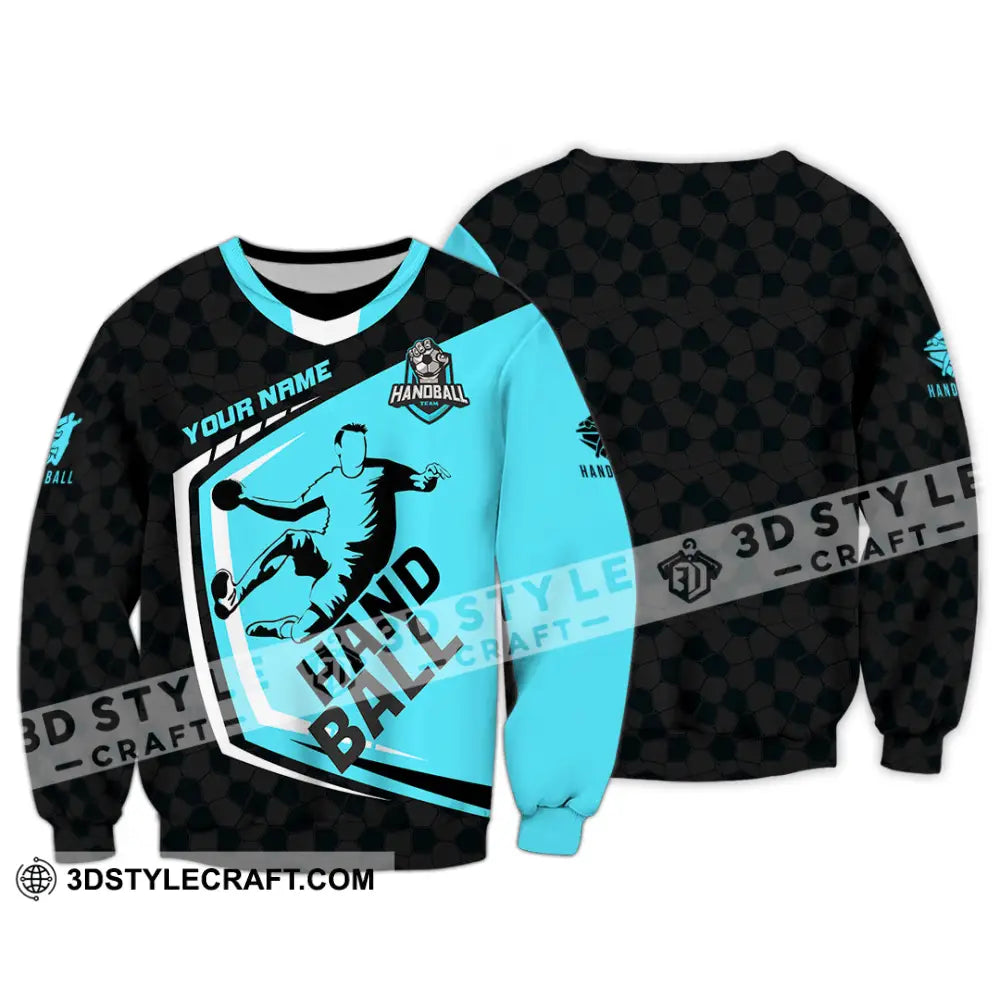 Men Shirt - Custom Handball 3D Shirt - Long Sleeve / S - T-shirt