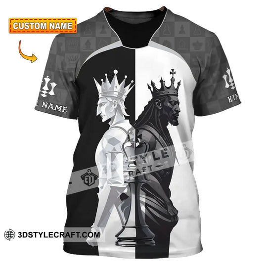 Men Shirt - Custom King Of Chess Shirt style option 1
