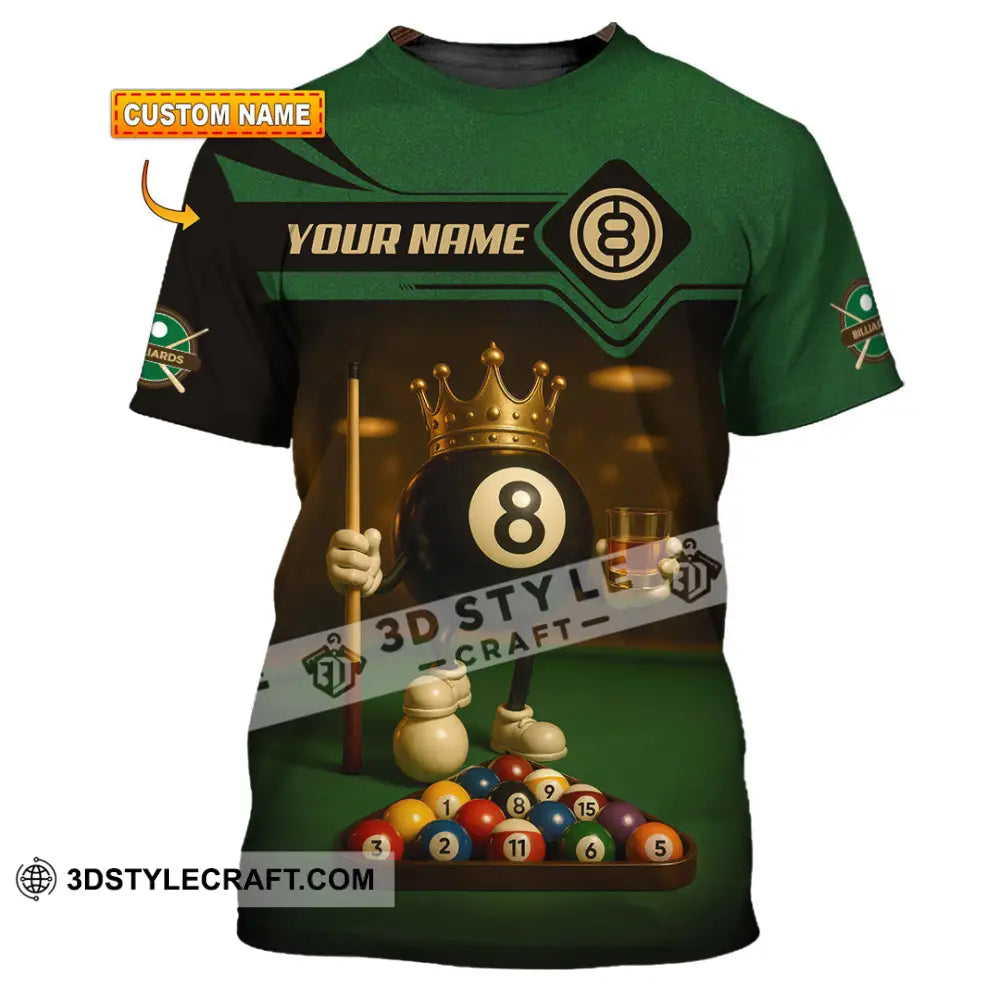 Men Shirt - Custom Kings Of Billiards Shirt T-shirt