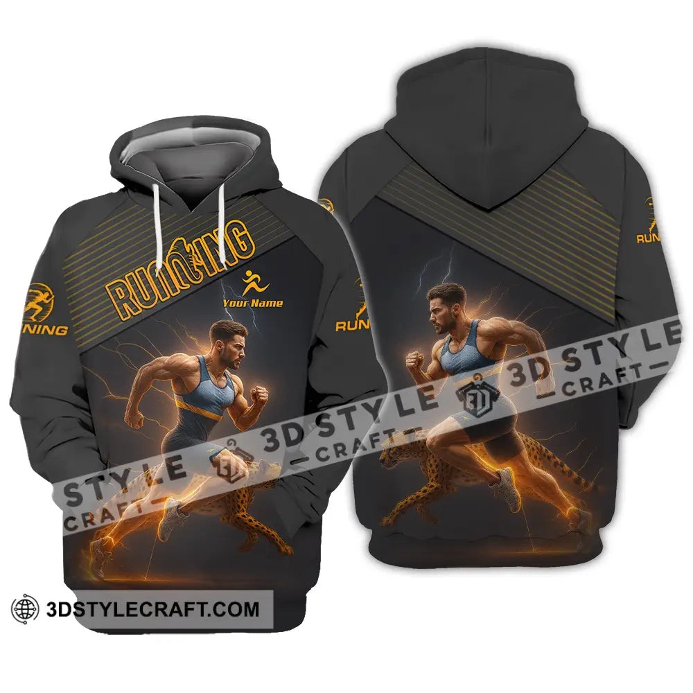 Running Man Customs Men Shirt - Custom Man Running Shirt