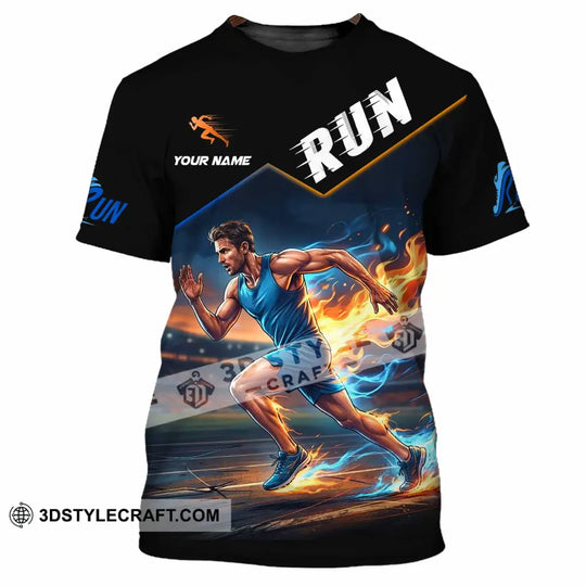 Men Shirt - Custom Run Shirt style option 2