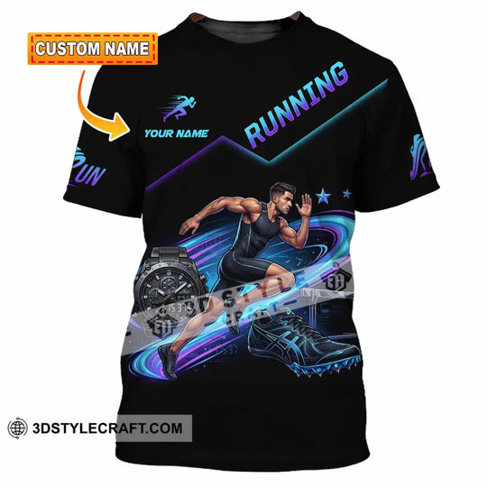 Men Shirt - Custom Running Shirt style option 1