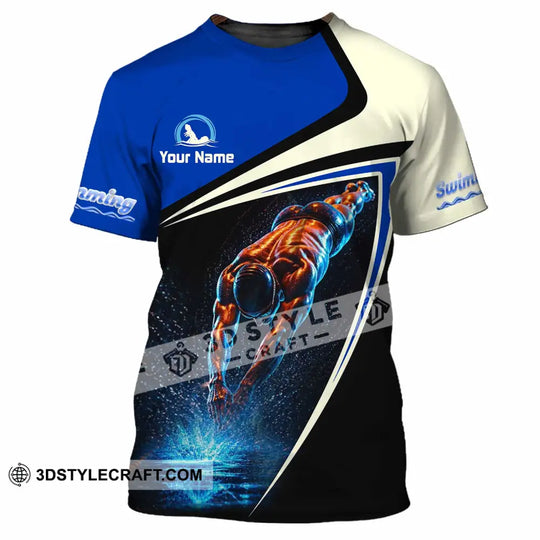 Men Shirt - Custom Swimming Shirt style option 4