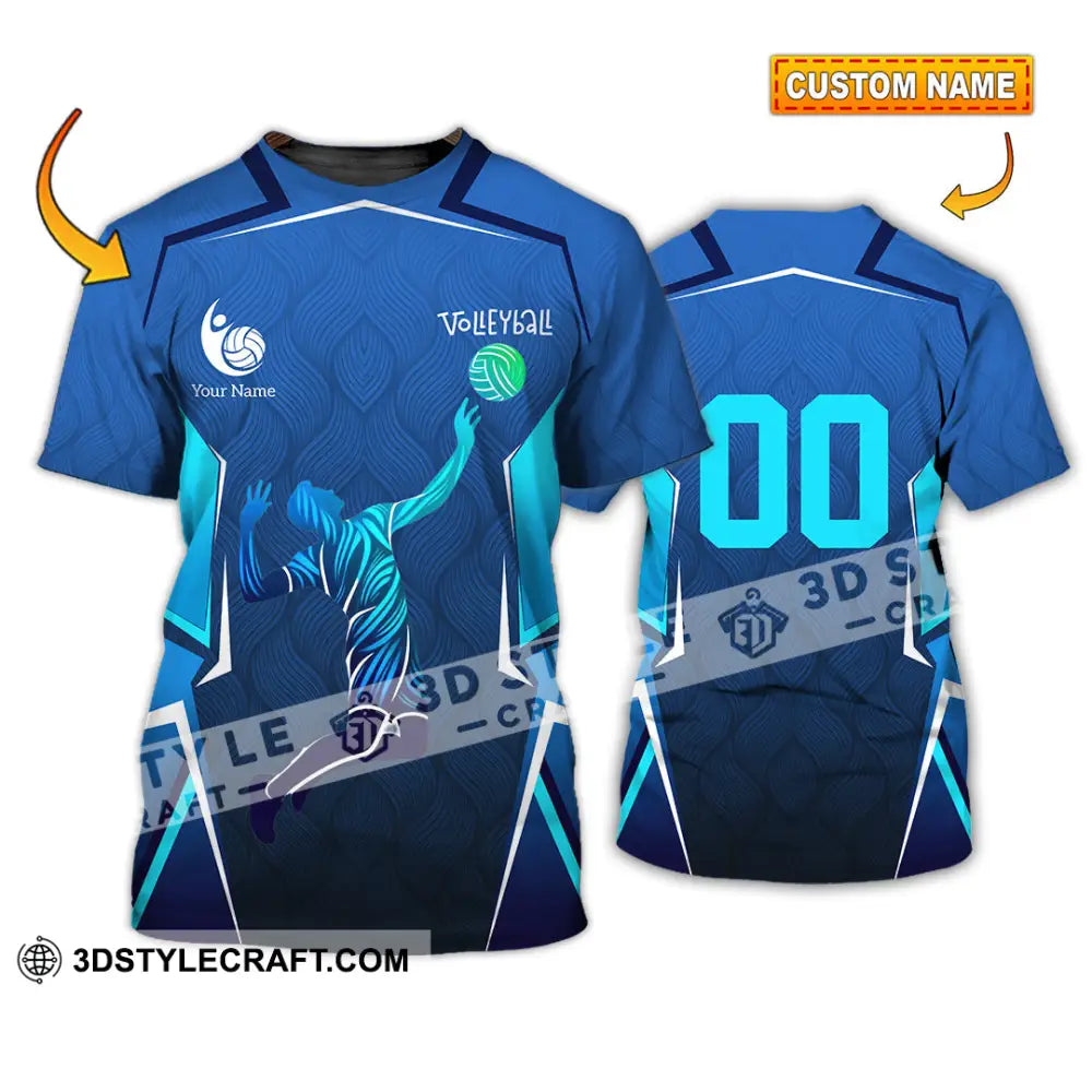 Men Shirt - Custom Volleyball 3D Shirt - T-shirt