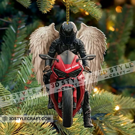 Motorbike Home Decor, Christmas Ornament, Personalized Ornament style option 4