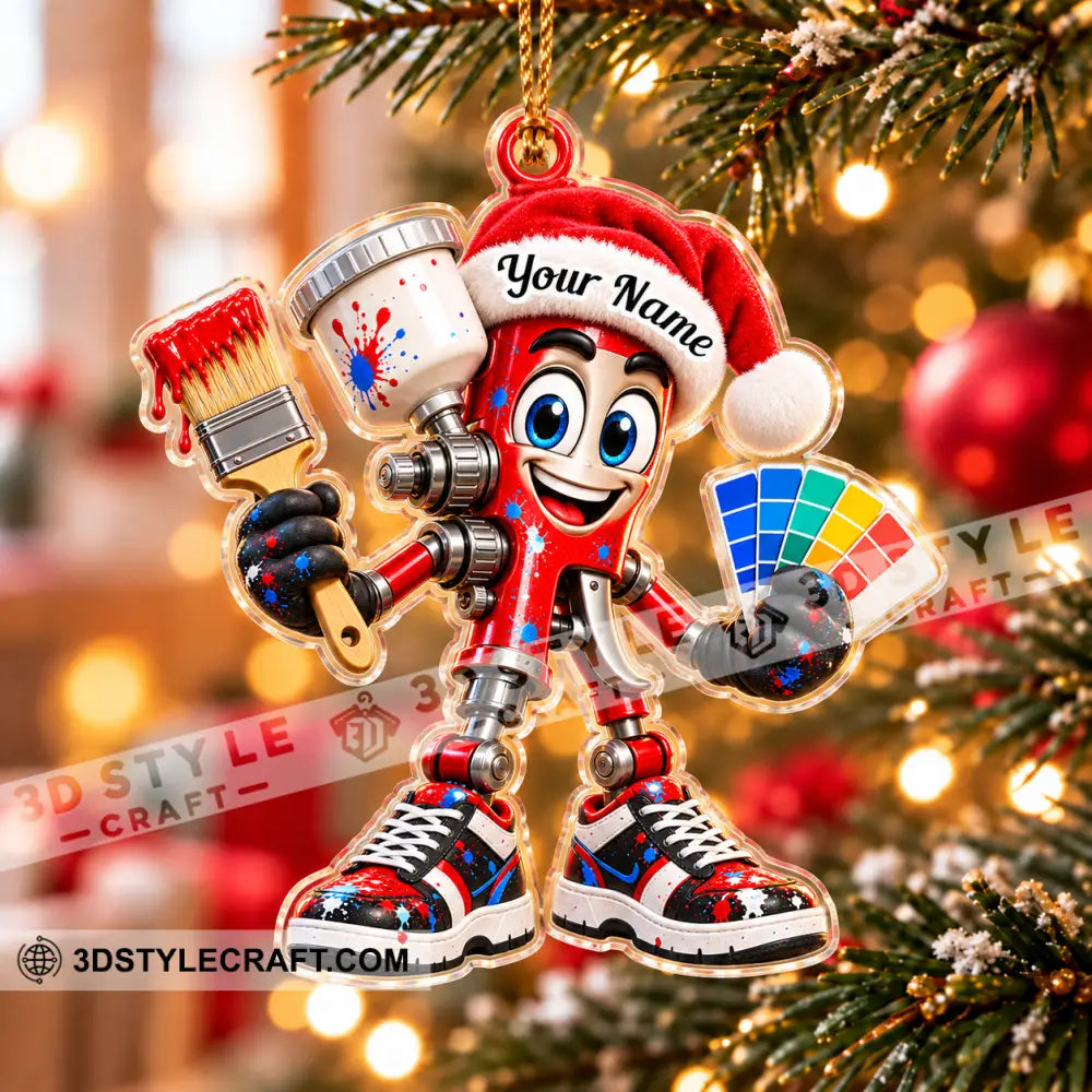 Painter Home Decor Christmas Ornament Personalized Ornament - Ornament