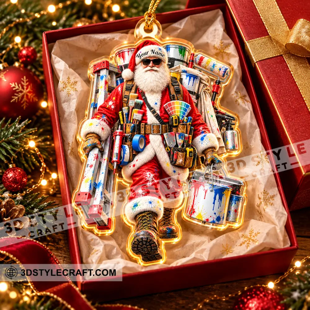 Painter Home Decor Christmas Ornament Personalized Ornament - Ornament