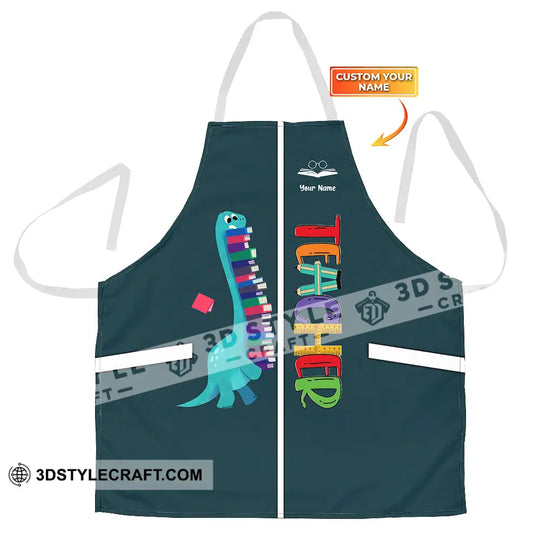 Personalized Apron, Teacher Joymuu Apron, Cooking Apparel, Chef Apparel style option 1