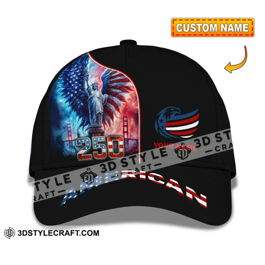 Personalized Cap, Customized American 250 Classic Cap style option 1
