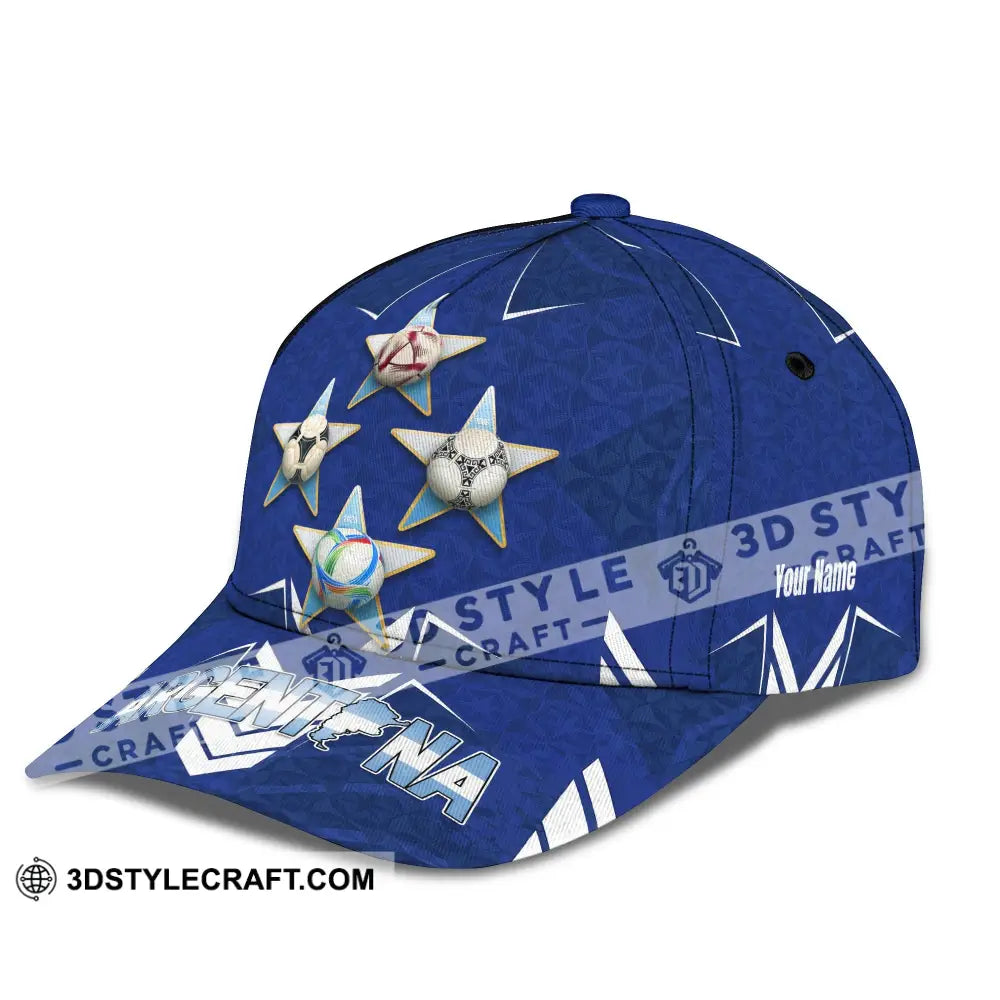 Personalized Cap Customized Argentina World Cup 2026 Classic Cap CLASSIC CAP / UNIVERSAL FIT Cap