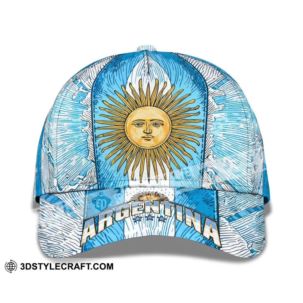 Personalized Cap Customized Argentina World Cup 2026 Classic Cap CLASSIC CAP / UNIVERSAL FIT Cap