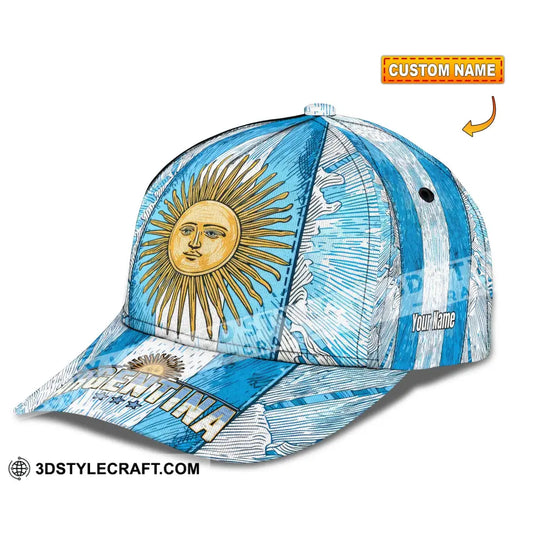 Personalized Cap Customized Argentina World Cup 2026 Classic Cap CLASSIC CAP / UNIVERSAL FIT Cap