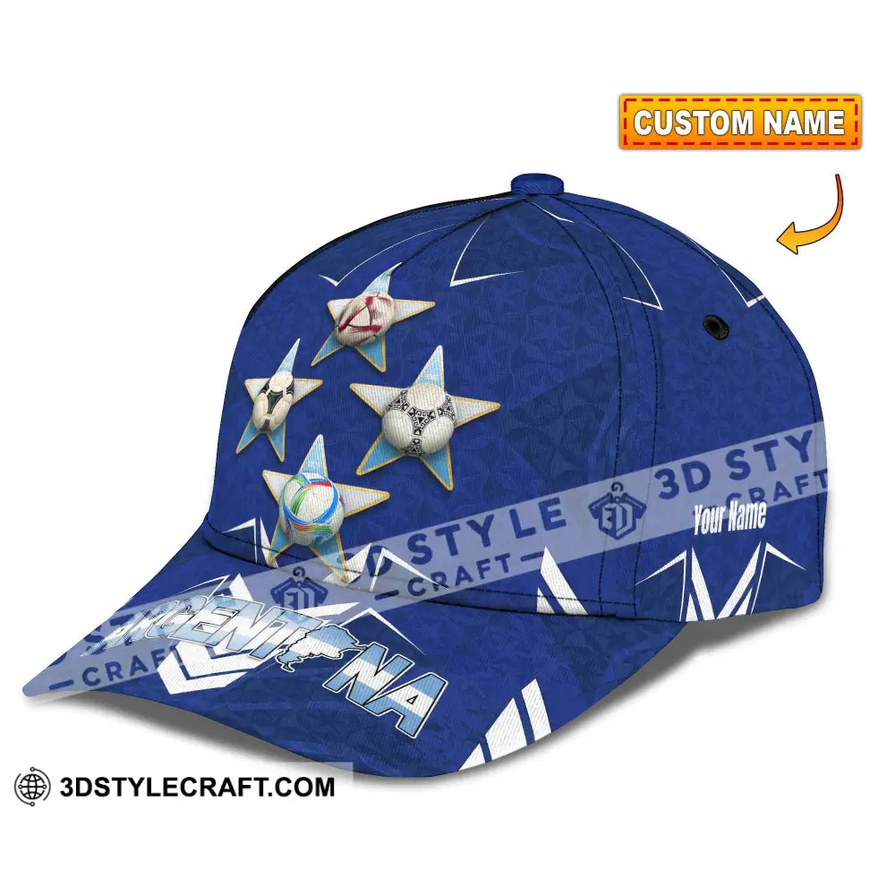 Personalized Cap Customized Argentina World Cup 2026 Classic Cap CLASSIC CAP / UNIVERSAL FIT Cap