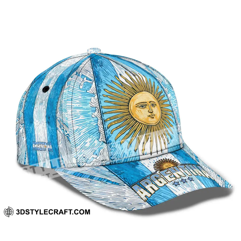Personalized Cap Customized Argentina World Cup 2026 Classic Cap CLASSIC CAP / UNIVERSAL FIT Cap