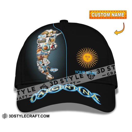 Personalized Cap, Customized Argentina Classic Cap style option 1