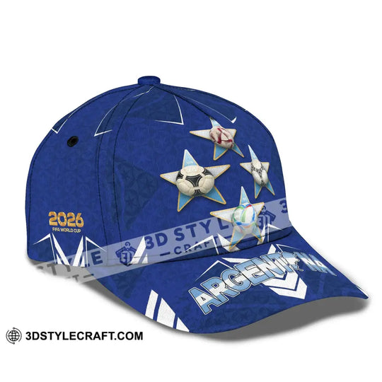 Personalized Cap, Customized Argentina Classic Cap style option 3
